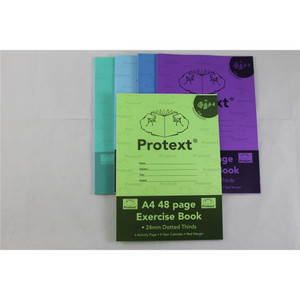 PROTEXT EXERCISE BOOK A4 48pgs 24mm Dotted Thirds - Fish