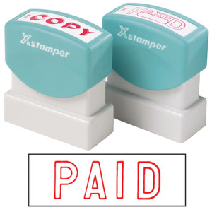 XSTAMPER - 1 COLOUR - TITLES P-Q 1005 Paid Red