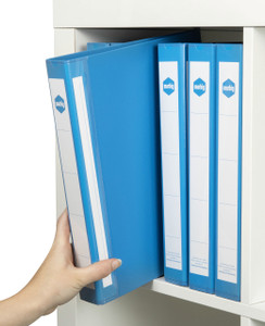 MARBIG ENVIRO DELUXE BINDERS A4 2D Ring 25mm Blue