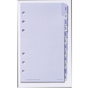 DEBDEN DAYPLANNER PERSONAL EDITION REFILLS - 6 RING Jan-Dec Tabs