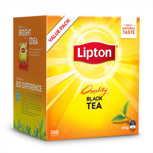 LIPTON TEA BAGS Quality Black Pk200 0000760223