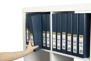 A4 3D 25MM BLUE O/LAY BINDER 5403001