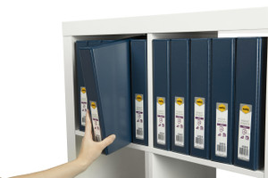 MARBIG ENVIRO CLEARVIEW INSERT BINDERS A4 2 RING 38mm Blue