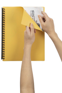 MARBIG REFILLABLE DISPLAY BOOK A4 40 Pocket Yellow