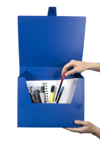 MARBIG POLYPROPYLENE BOX FILES Blue