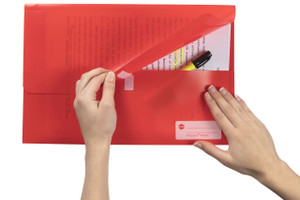 MARBIG POLYPICK WALLETS Foolscap Red