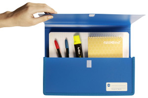 MARBIG POLYPICK WALLETS A4 Heavy Duty Wallet Blue