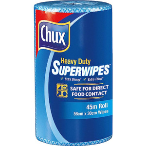 CHUX SUPERWIPES Heavy Duty Roll 30cm x 45mtr 9305B