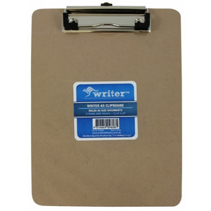 WRITER A5 MDF FLAT CLIP CLIPBOARD 240x170mm