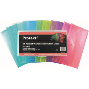 CLEAR PROTEXT PP STORAGE BOX SUITABLE FOR DL DOCUMENT WALLETS (SUPPLIED FLAT)