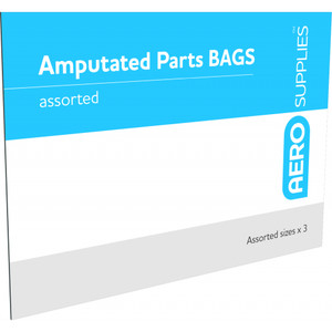 AMPUTATED PARTS BAGS ASSORTED SIZES PACK OF 3