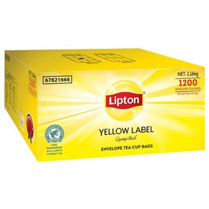TEABAG CUP YELLOW LABEL LIPTON 1200'S ENVELOPED 67821666