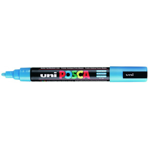 POSCA MARKER BULLET LIGHT BLUE PC-5M