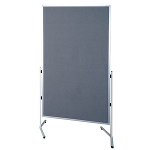 MODULO ‘T’ LEG PINBOARD 1500mm x 1200mm Koala Grey