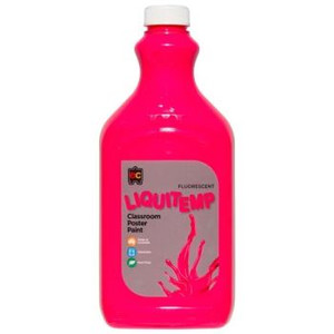 FLUORESCENT LIQUITEMP POSTER PAINT 2L PINK