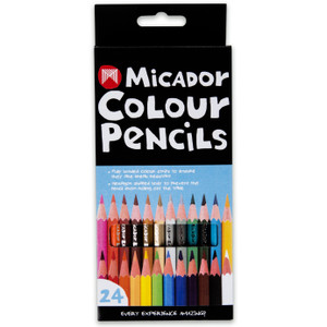Micador Basics Colour Pencils Pack of 24