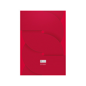 Collins Colplan Planner Month To View A4 Red Geo (Pre-Order Now for 2027)