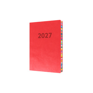 Collins Edge Diary Day To A Page A5 Red (Pre-Order Now for 2027) ** ETA 30/9/2026 **