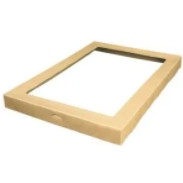 PNC Window Lid for Kraft Catering Tray #1 Carton of 100