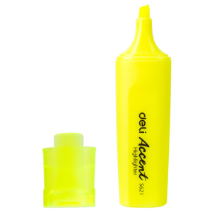 Deli Highlighter Yellow Chisel Point (Each)