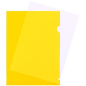 **DISCONTINUED**BANTEX A4 LETTER FILES YELLOW 2242-06 Box of 100