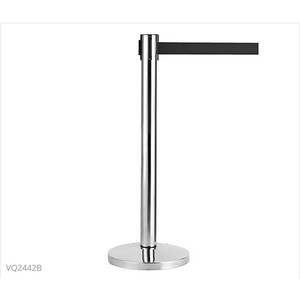 RETRACTA Q RETRACTABLE BARRIER STAND WITH 2M BLACK BELT