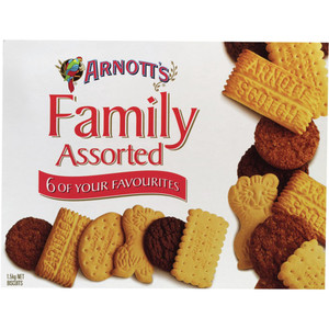 ARNOTTS BULK FAMILY ASSORTED BISCUITS 3KG
