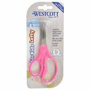 Westcott School Safety Scissors 127mm Blunt End Left Hand Stainless Steel Microban