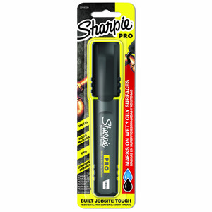 SHARPIE PRO CHISEL BLACK MARKER HANG-SELL