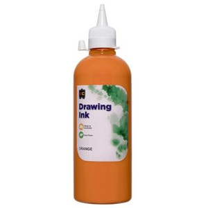 DRAWING INK 500ML ORANGE