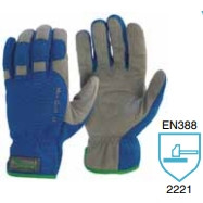 GLOVES MAXI CRAFT SYNTHETIC LEATHER PALM AND SPANDEX BACK