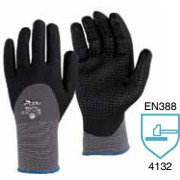 GLOVES MAXI PLUS WATER RESISTANT MICRO FOAM PALM Large