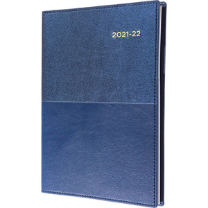 COLLINS VANESSA FINANCIAL YEAR DIARY #185 BLUE A5 1 DAY TO PAGE 1HR APPOINTMENT (2025-2026)
