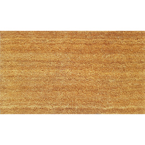 PVC Backed Coir Plain Doormat 23-8201 40cm x 70cm