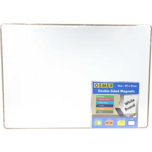 A4 MAGNETIC MDF WHITEBOARD DOUBLE SIDED PLAIN