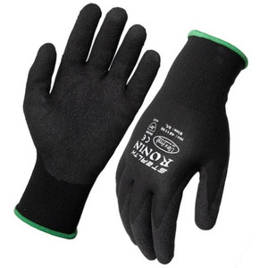 Stealth Ronin Nitrile Palm Work Gloves - Size 9 (Large) Pair