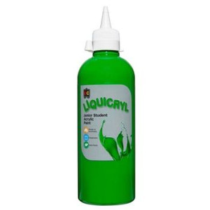 LIQUICRYL JUNIOR STUDENT ACRYLIC 500ML LEAF GREEN
