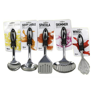 Stainless Steel Kitchen Utensils 34cm (5 Assorted) KA0066