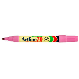 ARTLINE 70 PERMANENT MARKER 1.5MM BULLET NIB PINK (BX12)
