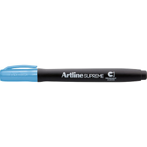 Artline Supreme Permanent Marker Chisel Light Blue (Box of 12) *** While Stocks Last ***
