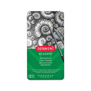 DERWENT ACY SKETCHING PENCIL TIN 12