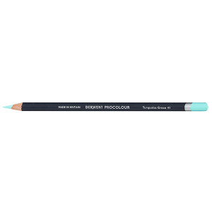 DERWENT PROCOLOUR PENCIL TURQUOISE GREEN 41 (Box of 6)