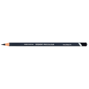 DERWENT PROCOLOUR PENCIL IVORY BLACK 71 (Box of 6)