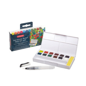 DERWENT INKTENSE PAINT PAN PALETTE SET OF 12 #2