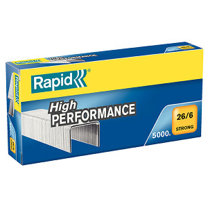 RAPID STAPLES 26/6MM STRONG BX5000