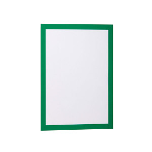 DURABLE DURAFRAME SELF-ADHESIVE A4 GREEN - PACK OF 2