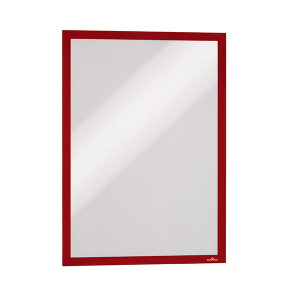 DURABLE DURAFRAME SIGN HOLDER A3 RED PK2