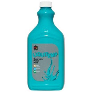 EDUCATIONAL COLOURS LIQUITEMP PAINT 2L TURQUOISE