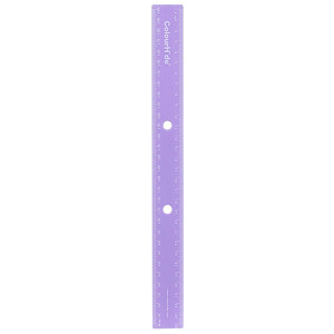 COLOURHIDE BINDERMATE RULER 30CM Purple