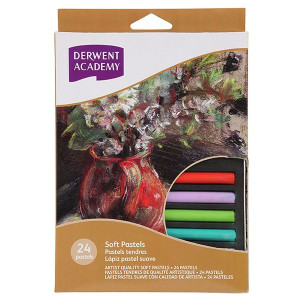 DERWENT ACADEMY SOFT PASTELS 24 PACK ** ETA 22/10/2026 **